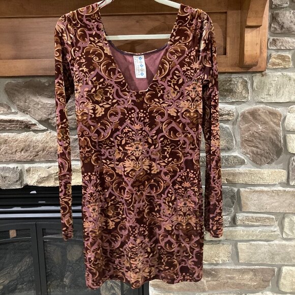 Free People Long Sleeve Stretch Dress Size Medium - Picture 8 of 14